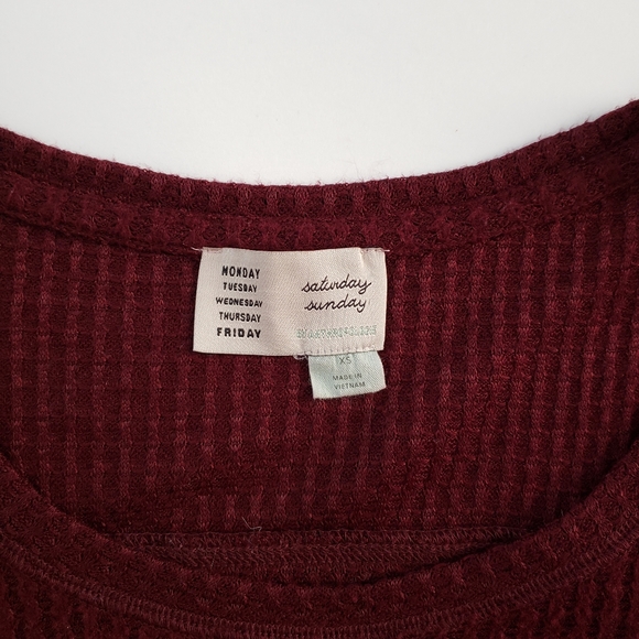 Anthropologie Saturday Sunday Wendy waffle Tunic - Picture 6 of 7